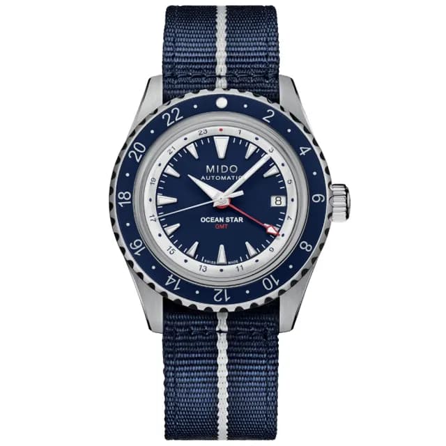 【MIDO 美度】OCEAN STAR GMT 海洋之星 特別版 GMT 機械腕錶 畢業禮物 送禮 推薦(M0268291804100)