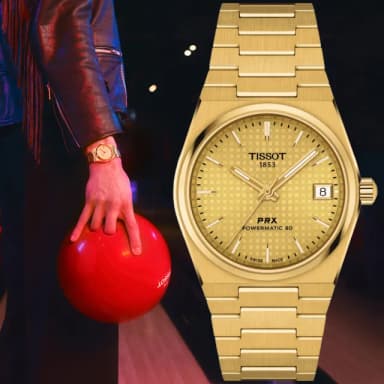 【TISSOT 天梭 官方授權】PRX系列 1970年代復刻 機械腕錶 畢業禮物 送禮 推薦(T1372073302100)