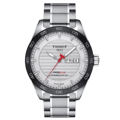 【TISSOT 天梭 官方授權】PRS516 經典運動機械腕錶 畢業禮物 送禮 推薦(T1004301103100)