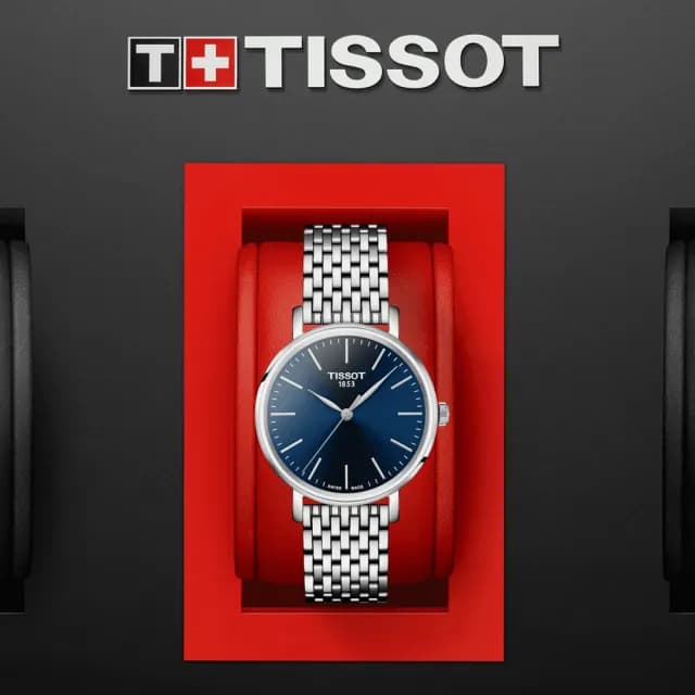 【TISSOT 天梭 官方授權】EVERYTIME LADY 經典優雅 時尚腕錶 畢業禮物 送禮 推薦(T1432101104100)