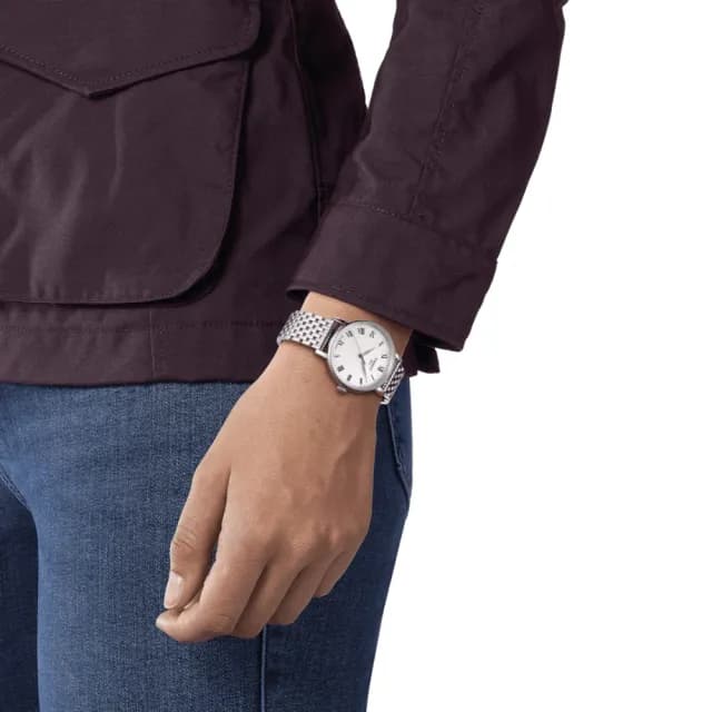 【TISSOT 天梭 官方授權】EVERYTIME LADY 經典優雅 時尚腕錶 畢業禮物 送禮 推薦(T1432101103300)