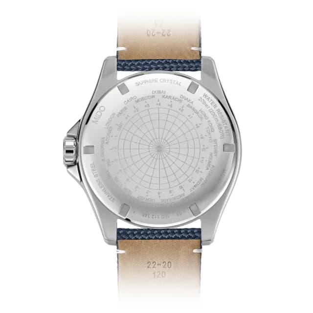 【MIDO 美度】OCEAN STAR GMT 海洋之星 陶瓷圈 機械腕錶 畢業禮物 送禮 推薦(M0266291705100)