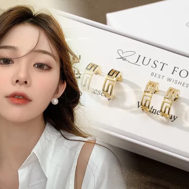 【Golicc】耳環 買1送1 一周耳釘 心情套裝組合 5日(七夕 情人節 生日 飾品 耳釘 耳飾 耳墜 禮物)