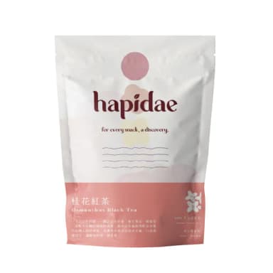 【hapidae】經典特色桂花紅茶3gx15入(台灣桂花;紅茶;三角茶包)