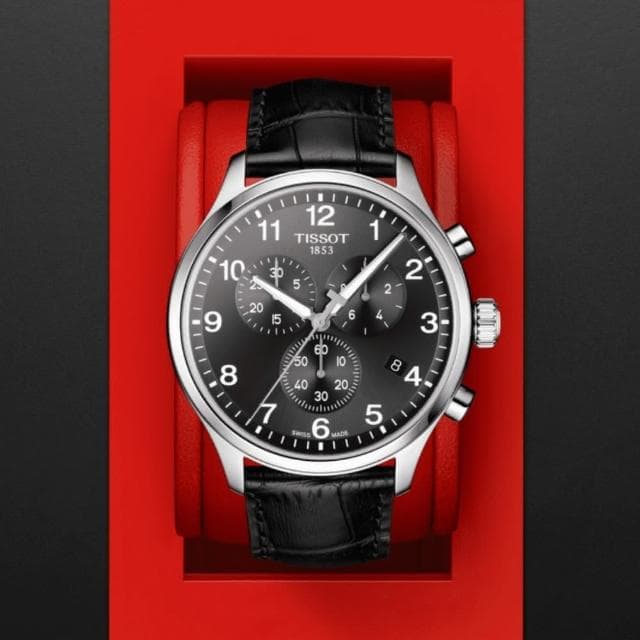 【TISSOT 天梭 官方授權】SUPERSPORT CHRONO 三眼計時腕錶 母親節 禮物 推薦(T1166171605700)