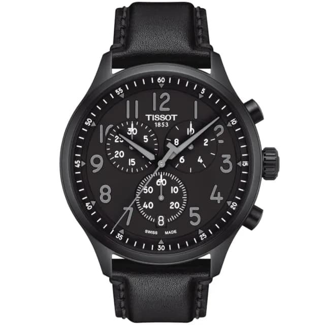 【TISSOT 天梭 官方授權】CHRONO XL 韻馳系列 三眼計時腕錶 父親節 禮物 送禮 推薦(T1166173605200)