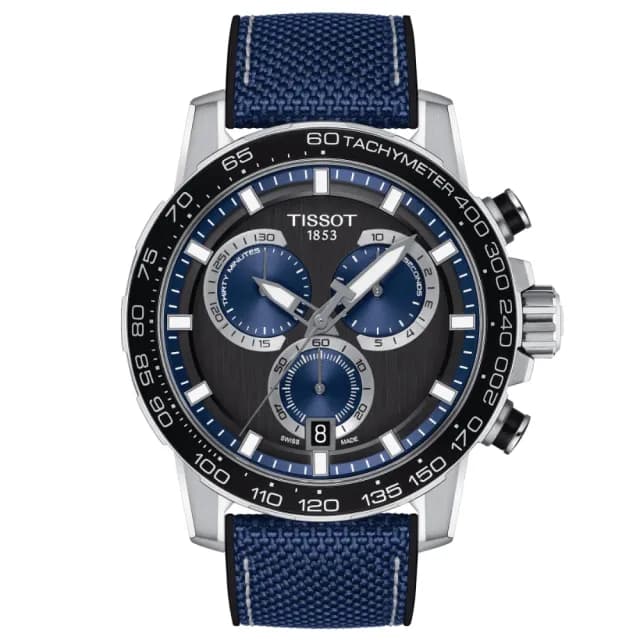 【TISSOT 天梭 官方授權】SUPERSPORT CHRONO 三眼計時腕錶 畢業禮物 送禮 推薦(T1256171705103)