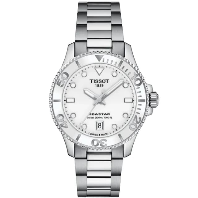 【TISSOT 天梭 官方授權】SEASTAR1000海星系列 潛水腕錶 畢業禮物 送禮 推薦(T1202101101100)