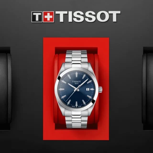 【TISSOT 天梭 官方授權】GENTLEMAN紳士系列 石英腕錶 畢業禮物 送禮 推薦(T1274101104100)