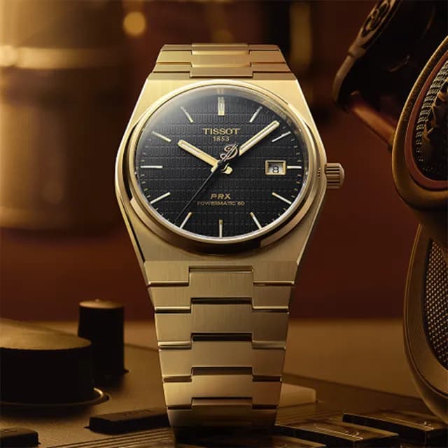 【TISSOT 天梭 官方授權】PRX NBA 達米安·利拉德特別版機械錶 禮物 送禮 推薦(T1374073305100)