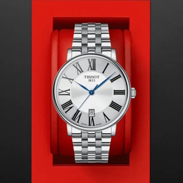 【TISSOT 天梭 官方授權】CARSON系列 簡約時尚腕錶 畢業禮物 送禮 推薦(T1224101103300)
