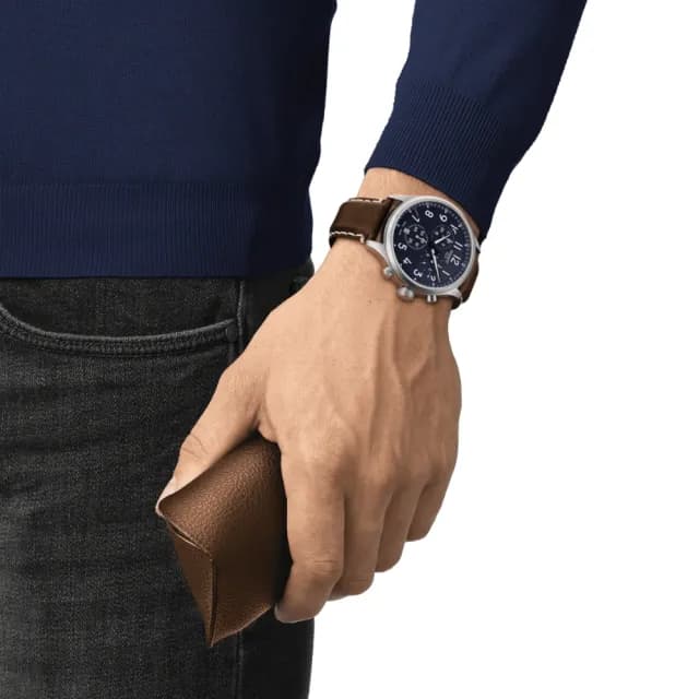 【TISSOT 天梭 官方授權】CHRONO XL 韻馳系列 三眼計時腕錶 七夕 情人節 禮物 送禮 推薦(T1166171604200)