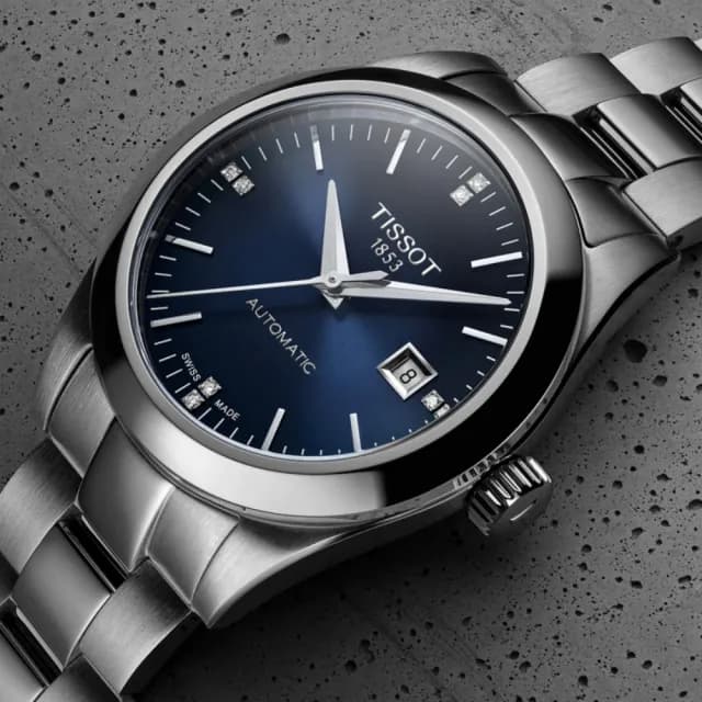 【TISSOT 天梭 官方授權】T-MY LADY系列 時尚真鑽 機械腕錶 父親節 禮物 送禮 推薦(T1320071104600)