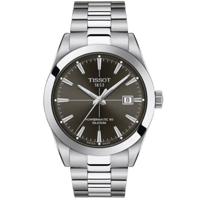 【TISSOT 天梭 官方授權】GENTLEMAN系列 矽 機械腕錶 畢業禮物 送禮 推薦(T1274071106101)