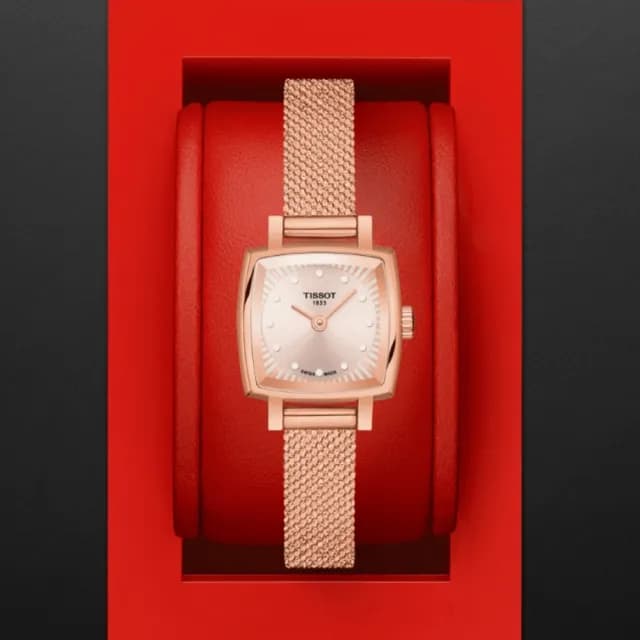 【TISSOT 天梭 官方授權】LADY LOVELY系列 米蘭帶時尚腕錶 畢業禮物 送禮 推薦(T0581093345600)