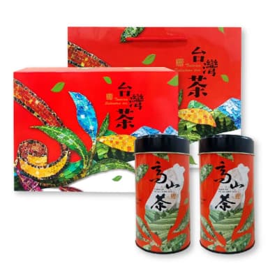 【名池茶業】岳麗台灣高山金萱烏龍茶葉禮盒150gx2(共0.5斤)