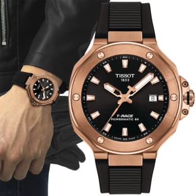 【TISSOT 天梭】T-RACE 競速系列 機械腕錶 畢業禮物 送禮 推薦(T1418073705100)