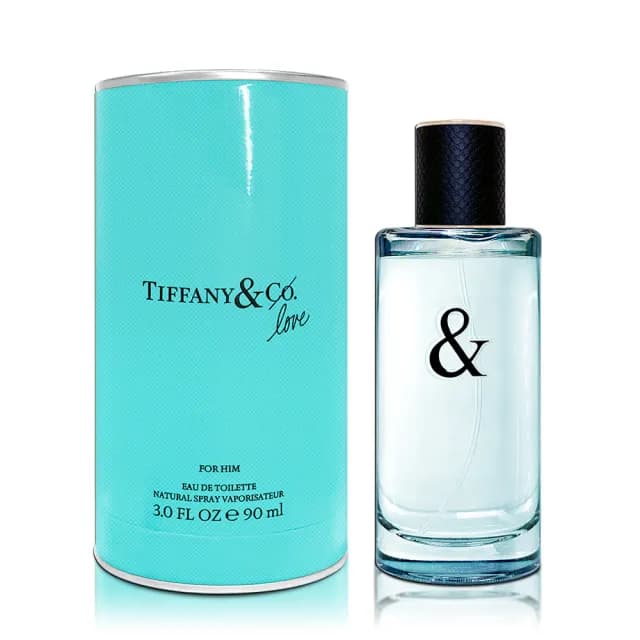 【Tiffany&Co. 蒂芙尼】LOVE FOR HIM 愛語男性淡香水 90ML(專櫃公司貨)