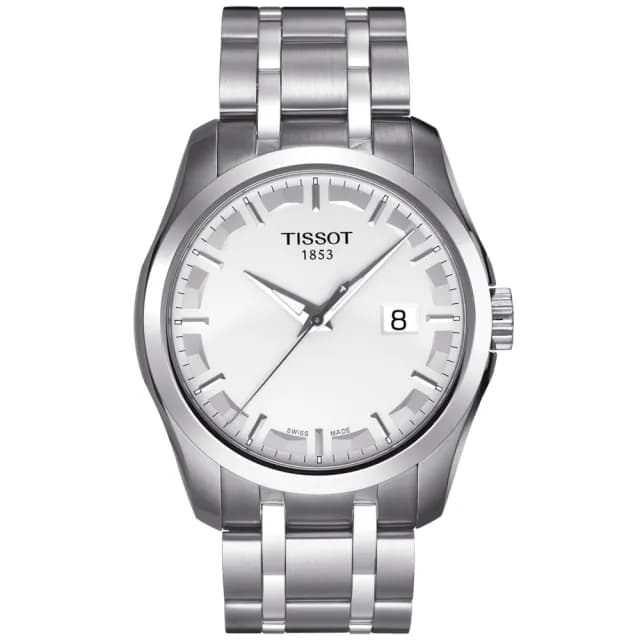 【TISSOT 天梭】COUTURIER列 1853 復古經典腕錶 畢業禮物 送禮 推薦(T0354101103100)