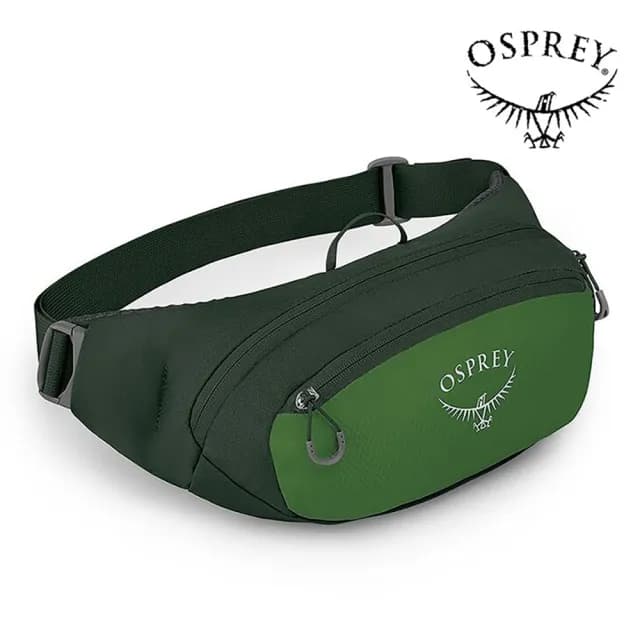 【Osprey】情人節禮物 Daylite Waist 隨身腰包 翠綠帶/綠色樹冠(運動腰包 多功能腰包 旅行腰包)