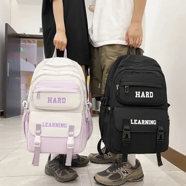 【KT DADA】情人節禮物 尼龍後背包 大容量 書包 工裝包 男生包包 可愛包包 復古包包 包包 後背包 大學生後