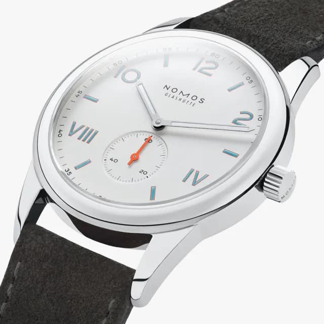 【NOMOS】Club系列 手動上鍊 小秒針 時尚機械腕錶 畢業禮物 送禮 推薦 38.5mm(737)