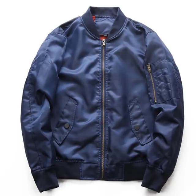【巴黎精品】父親節禮物 軍裝外套復古工裝古著(MA1立領飛行員防風男夾克3色a1hg12)