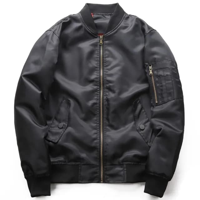 【巴黎精品】父親節禮物 軍裝外套復古工裝古著(MA1立領飛行員防風男夾克3色a1hg12)