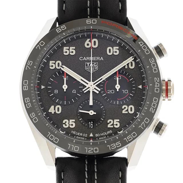 【TAG HEUER 豪雅】CARRERA 系列計時保時捷特別版腕表x44mm(CBN2A1F.FC6492)