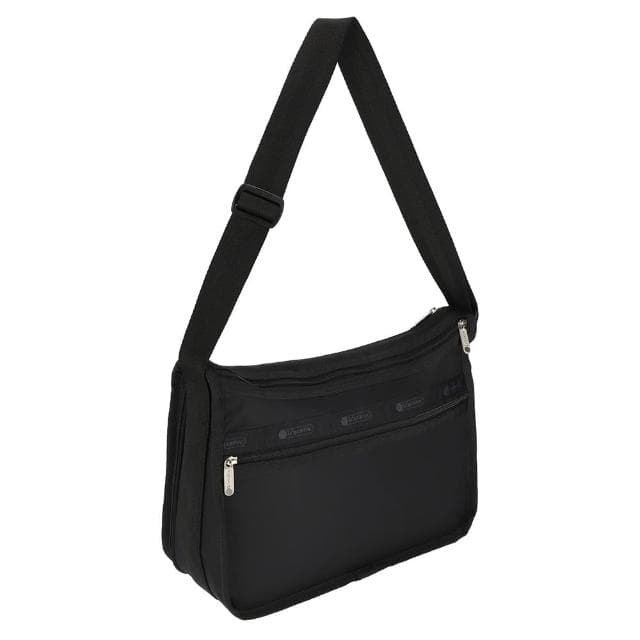 【Lesportsac】DELUXE EVERYDAY BAG 日常百搭斜背包 母親節 送禮 禮物(神秘黑)