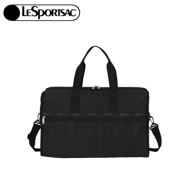 【Lesportsac】豪華大型旅行包 母親節 送禮 禮物(經典黑)