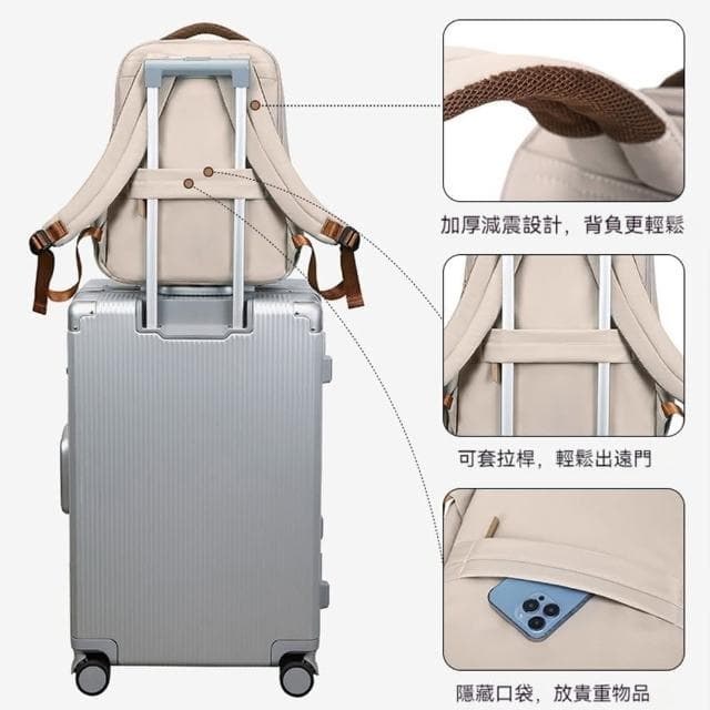 【KT DADA】筆電包 電腦後背包 學生後背包 尼龍包 媽媽包 後背包 韓系包包 生日禮物 包包女