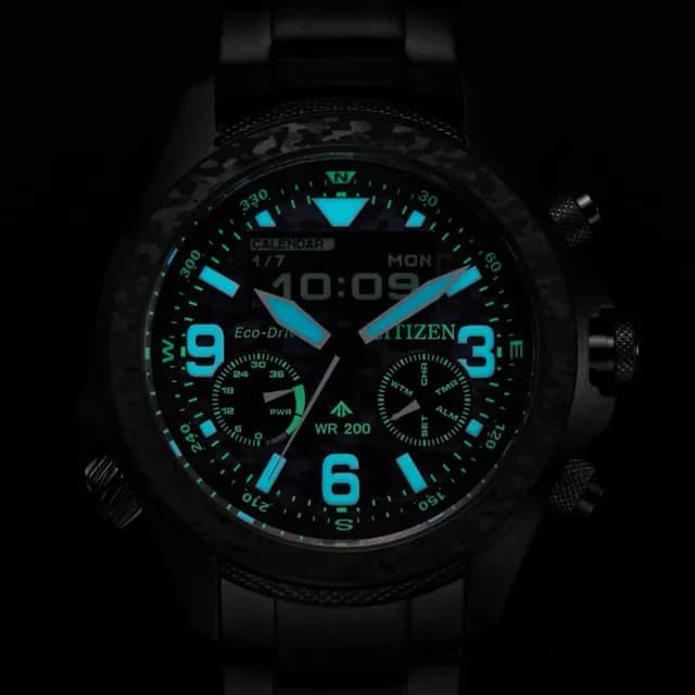 【CITIZEN 星辰】Promaster 35 週年限量版 光動能運動錶 迷彩 男錶 禮物 推薦(JV1008-63E)