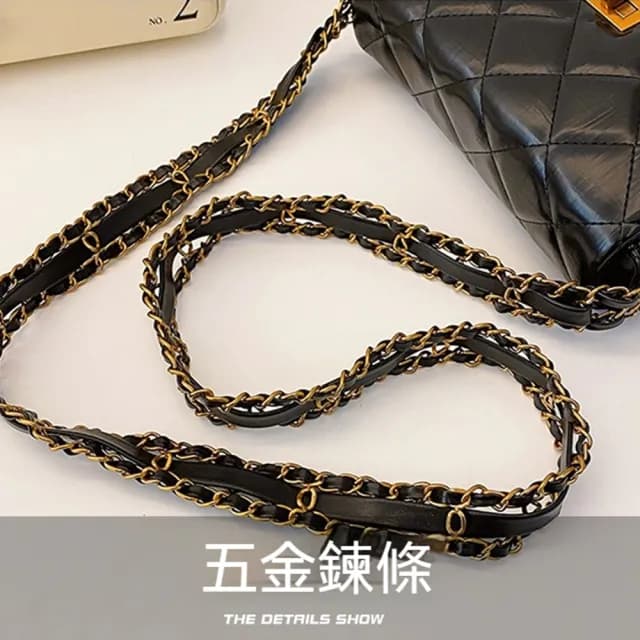 【MoonDy】情人節禮物 包包 牛皮小香包 女生側背包 高級感包包 真皮包包 女包 小香風包包 鏈條包包 手機包