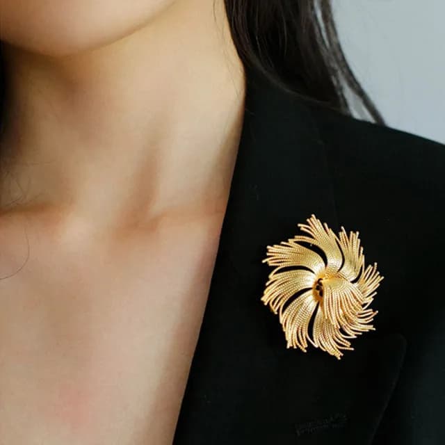 【MoonDy】情人節禮物 胸針 別針 新娘飾品 西裝胸針 小香胸針 大胸針 歐美胸針 金屬別針 復古胸針 煙花胸針