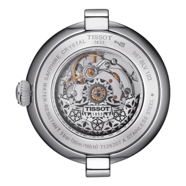 【TISSOT 天梭 官方授權】Bellissima 羅馬機械錶女錶 母親節 禮物 送禮(T1262071601300)