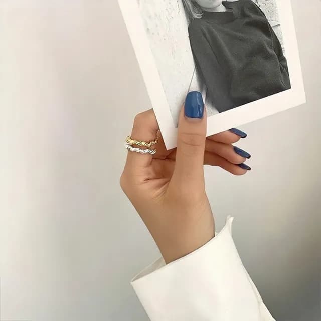 【KT DADA】雙11 925純銀戒指 k金戒指 戒指女ins 可調節戒指 個性戒指 戒指女生韓版 情人節禮物