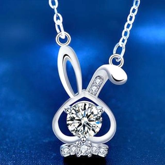【MoonDy】項鍊 莫桑鑽石 純銀項鍊 招財項鍊 新娘飾品 結婚禮物 女生生日禮物 925純銀項鍊 女生