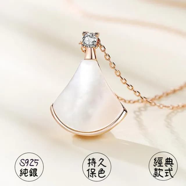 【KT DADA】韓國飾品 結婚禮物 純銀項鍊 造型珍珠項鍊 新娘飾品 情人節禮物 裝飾品 好看項鍊