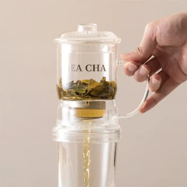 【TEA CHA 茶理先生】輕放出茶 泡茶神器BENNY壺(玻璃聰明壺 茶壺 濾茶器)