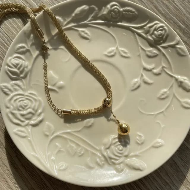 【Penny珮妮】輕奢鈦鋼有球必應項鍊(母親節禮物/交換禮物/送女友/送閨蜜/生日禮物)