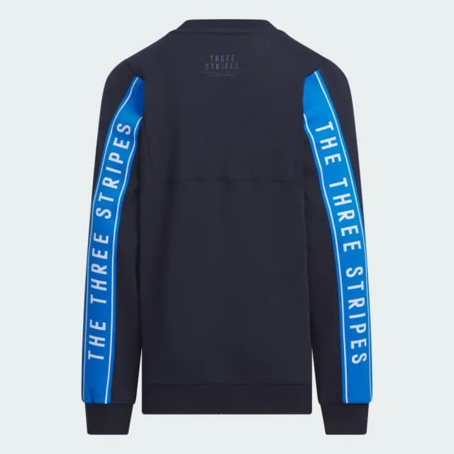 【adidas 愛迪達】長袖上衣 大學T 童裝 JP4924