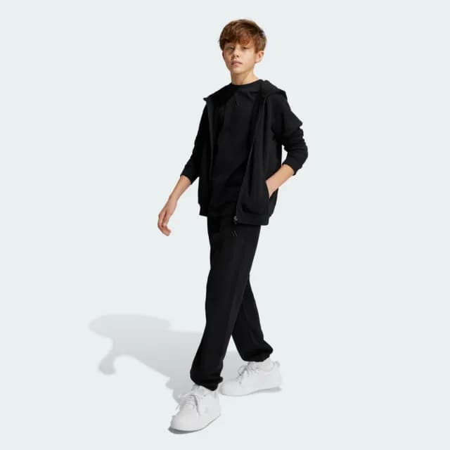 【adidas 愛迪達】ALL SZN 連帽外套 童裝 IX9448