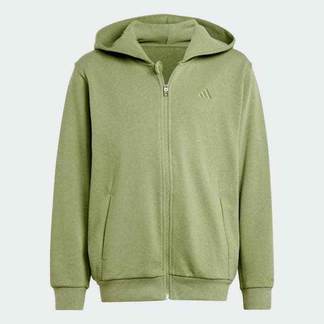 【adidas 愛迪達】ALL SZN 連帽外套 童裝 IX9447