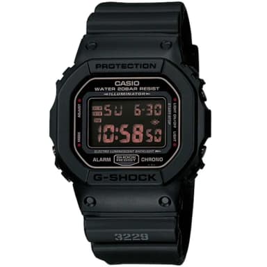 【CASIO 卡西歐】G-SHOCK 街頭時尚電子錶 情人節 禮物(DW-5600MS-1/速)