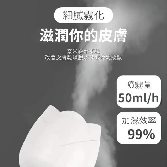 永潤款玫瑰無線加濕器 隨機加贈一瓶澳洲精油(薰香擴香 加濕器 精油香氛)