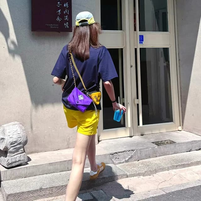 【GAGA EQUIPMENT】情人節禮物 泰國潮牌GAGA EQUIPMENT Mini Bag單肩斜背包 隨身小包(背帶隨機配色 交換禮