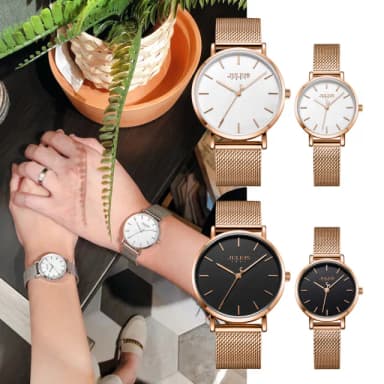 【JULIUS 聚利時】天使之戀 米蘭經典腕錶 大小款 JA-1164(五色/36mm/28mm)