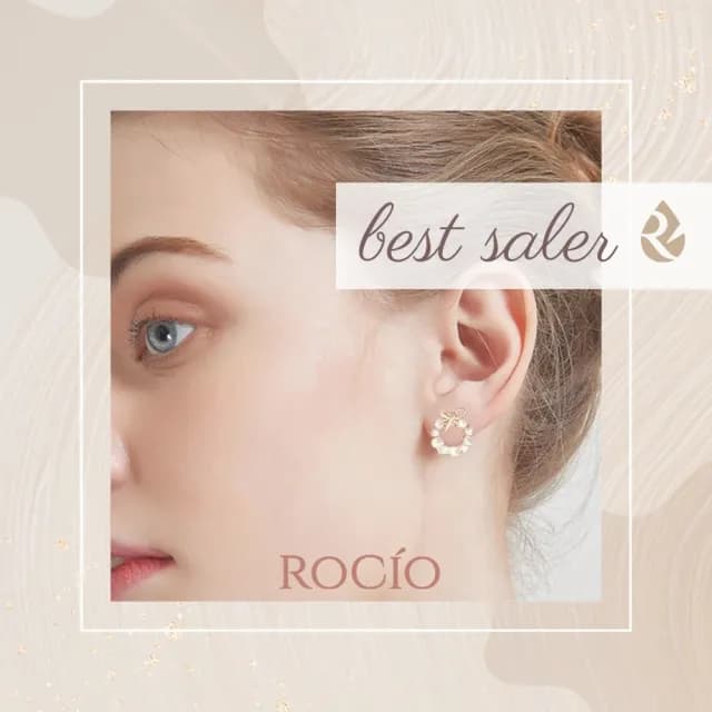 【ROCiO】ROCiO專櫃品牌輕奢經典耳環｜無耳洞耳夾款(母親節閨蜜生日情人節女友禮物)