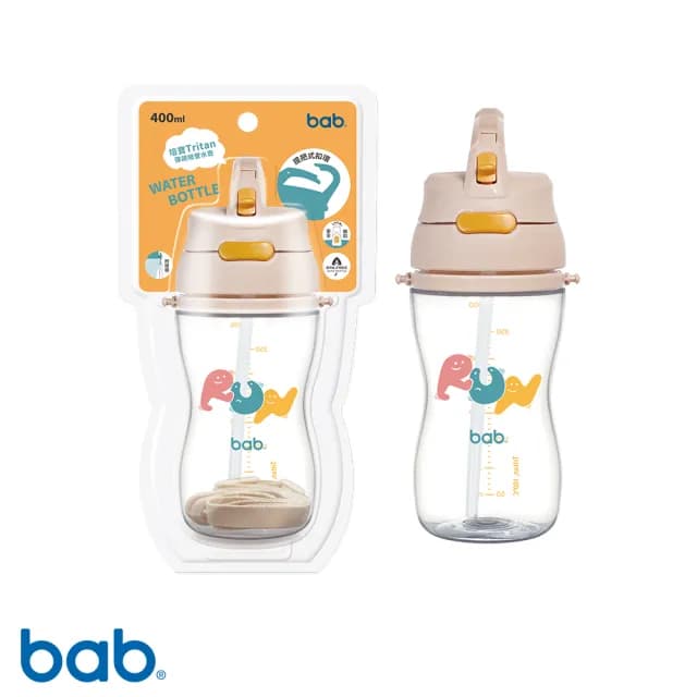 【bab 培寶】彈跳吸管水壺(400ml)